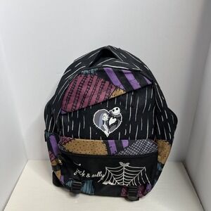 Disney Nightmare Before Christmas Jack Skellington & Sally Multicolored Backpack